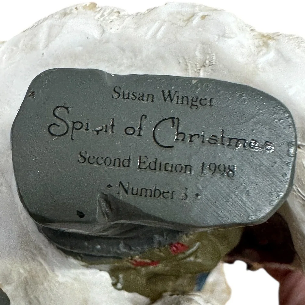 Susan Winger Spirit of Christmas Second Edition 1998 Santa‎ Figurine Number 3